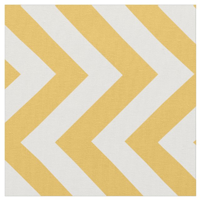 PixDezines DIY färg/chevron mönster/gul Tyg (Närbild)