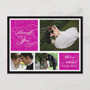 PixDezines DIY Färg/Damask Photos Tack Vykort