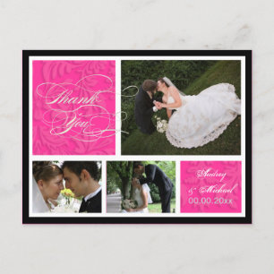 PixDezines DIY Färg/Damask Photos Tack Vykort