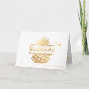 PixDezines DIY färg/faux guld pinekonar/tack Tack Kort