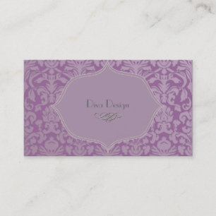 PixDezines diy färg, flora damask Visitkort