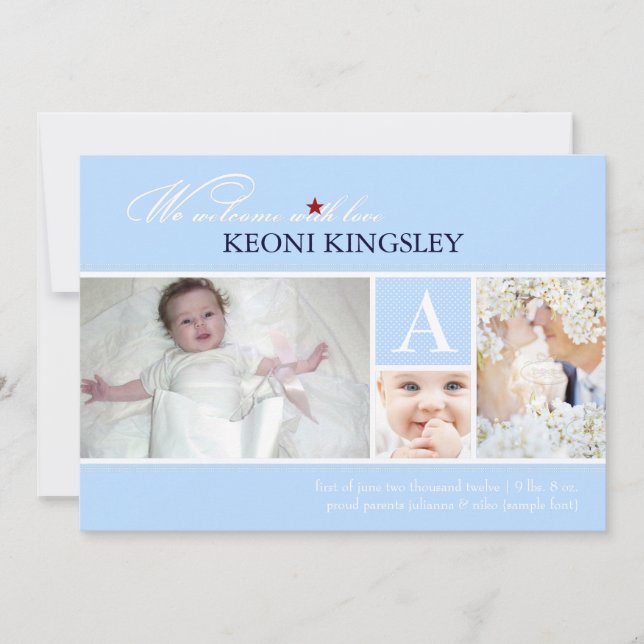 PixDezines diy färg, födelsemeddelande/punkter Meddelande (Framsida)