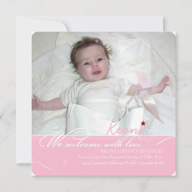 PixDezines diy färg, födelsetal Meddelande (Framsida)