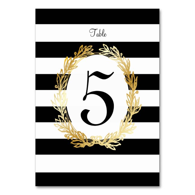 PixDezines DIY Färg/Guld Olive Grenar/Bord No. Bordsnummer (Baksidan)