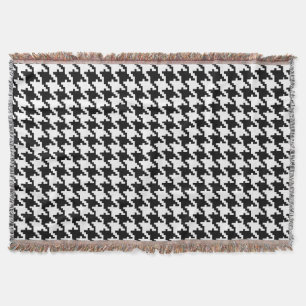 PixDezines DIY Färg Houndstooth Mönster Filt