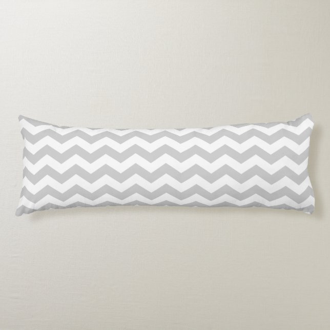 PixDezines DIY färg/Justerbar Chevron Kroppskudde (Framsidan)