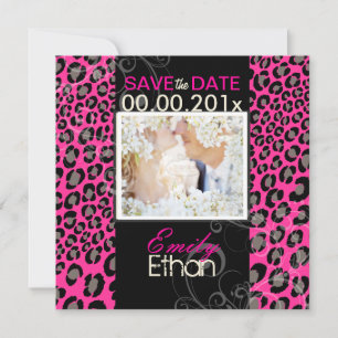PixDezines DIY färg/Leopard, datum för fotospara Spara Datumet