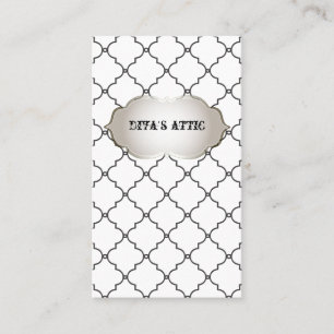 PixDezines diy färg / moroccan trellis Visitkort