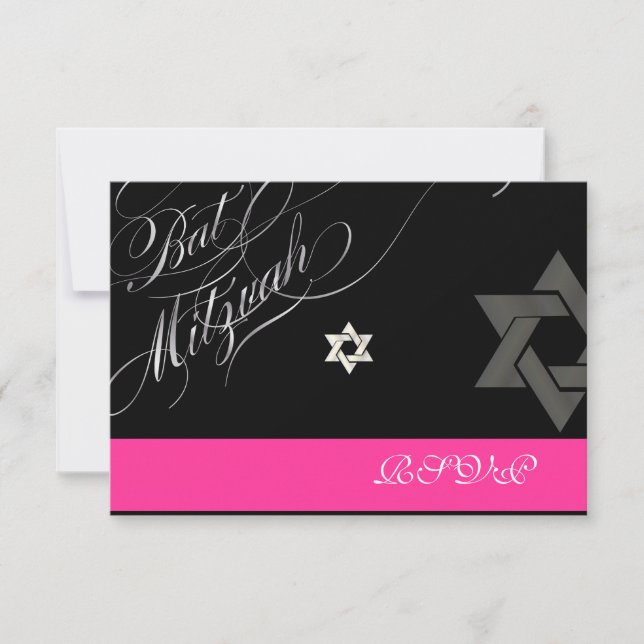 PixDezines diy färg/osa/Bat mitzvah OSA Kort (Framsida)