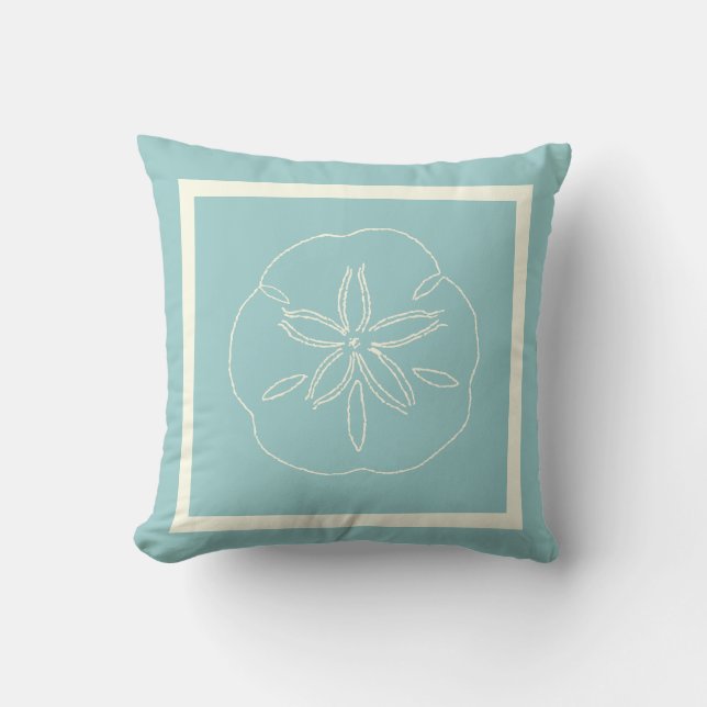 PixDezines diy färg/sanddollarstjärt Kudde (Framsida)