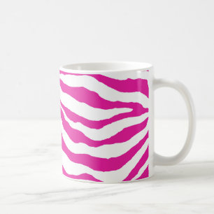PixDezines DIY-färg sebrarandomstrykning Kaffemugg