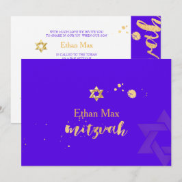 PixDezines DIY färg/Snyggt Script/Pub Mitzvah Inbjudningar
