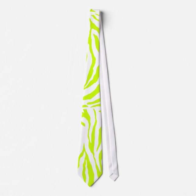 PixDezines DIY färg zebra tryck Slips (Framsida)