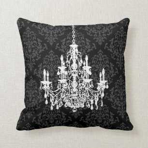PixDezines diy färger/chandelier+josehpine-damm Kudde