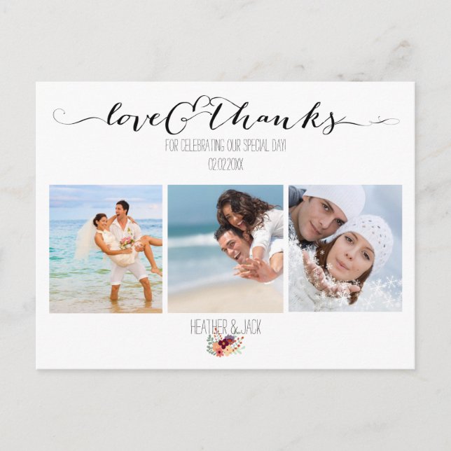 PixDezines DIY-foton tack Vykort (Framsida)