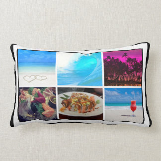 PixDezines DIY Instagram Collage Photos, DIY färg Lumbarkudde