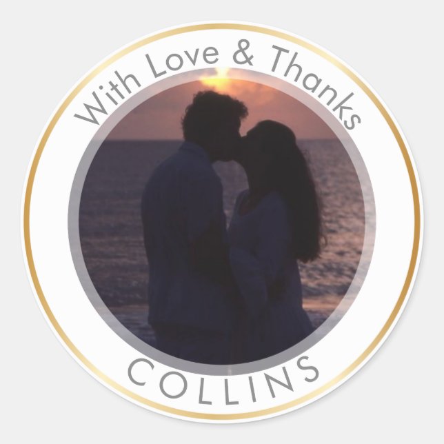 PixDezines DIY Photo Tack Runt Klistermärke (Framsida)