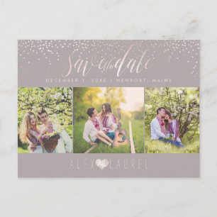 PixDezines DIY/Save Date/ Confetti Vykort