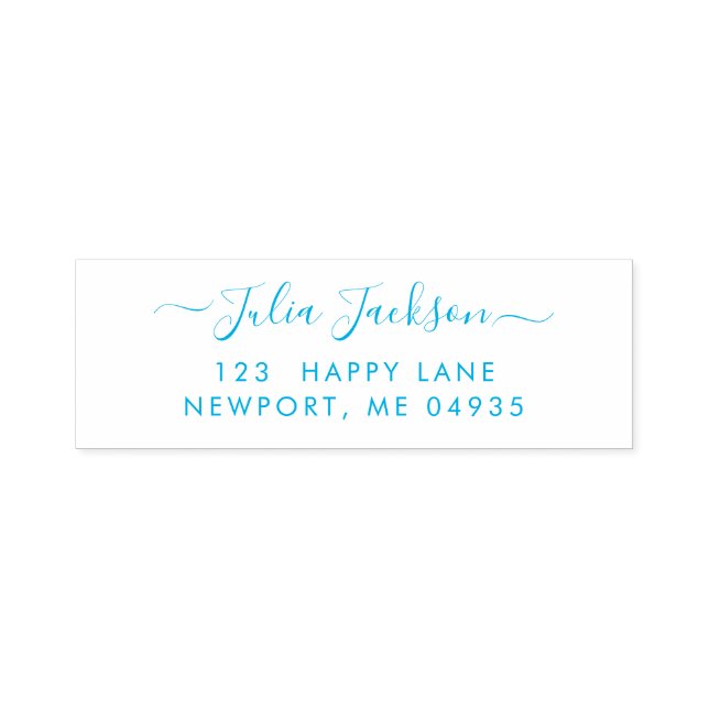 PixDezines DIY Script-Returadress Självfärgande Stämpel (Design)