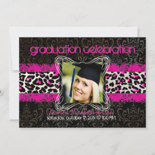 PixDezines diy studenten 2012/cheetah 5x7 Inbjudningar