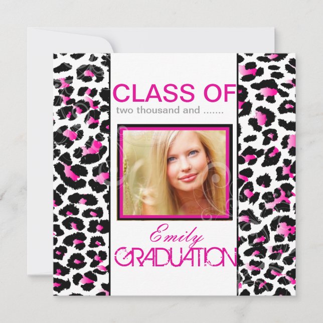 PixDezines diy studenten 2012, cheetah Inbjudningar (Framsida)