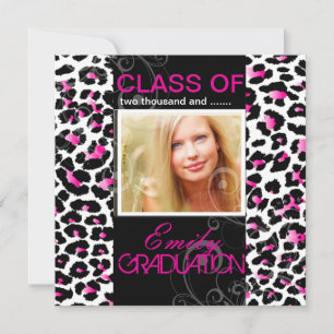 PixDezines diy studenten 2012, cheetah Inbjudningar