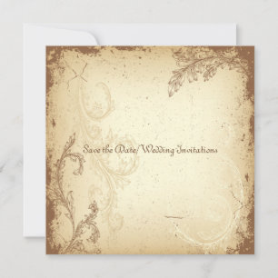 PixDezines DIY vintage+blommigt Spara Datumet