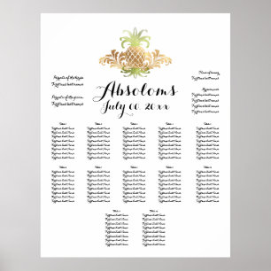 PixDezines DIYColor+Font/ananas sittplats Poster