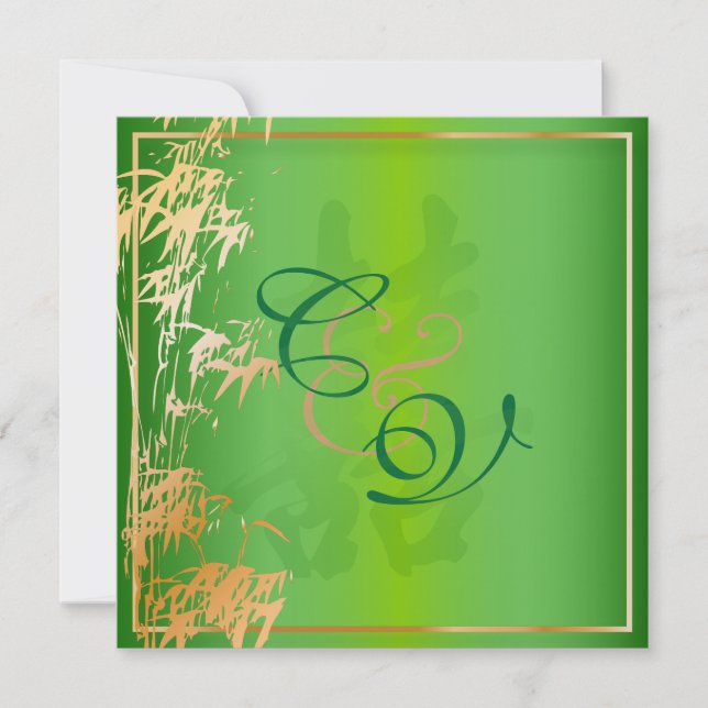 PixDezines Dubbla Happiness, Kinesiska Bröllop Inbjudningar (Framsida)