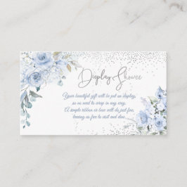 PixDezines Dusty Blue Ro Visning Shower Tilläggskort