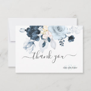 PixDezines Dusty Navy Blue Ro Tack Kort