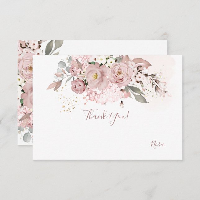 PixDezines Dusty Rose Tack (Fram/baksida)