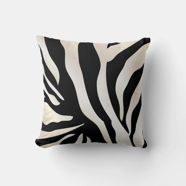 PixDezines dyy bakgrundsbild färger/zebra Kudde (Framsida)