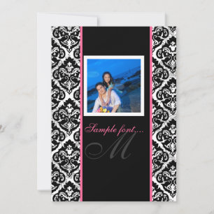 PixDezines dyy event... monogram olivia-damm Inbjudningar