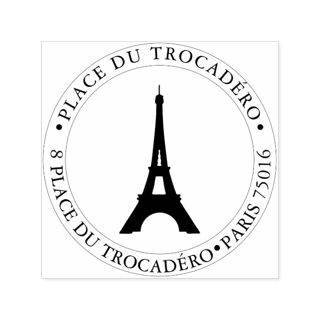PixDezines Eiffel Torn Självfärgande Stämpel (Design)