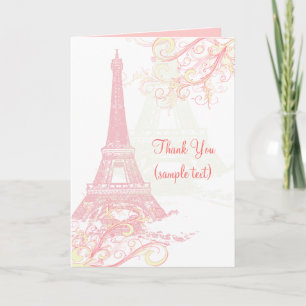 PixDezines eiffeltornet/paris Tack Kort