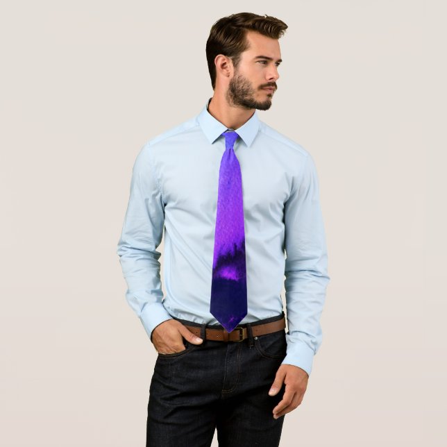 PIXDEZINES ELECTRIC LILA + BLUE h2o Vattenfärg Slips (In Situ)