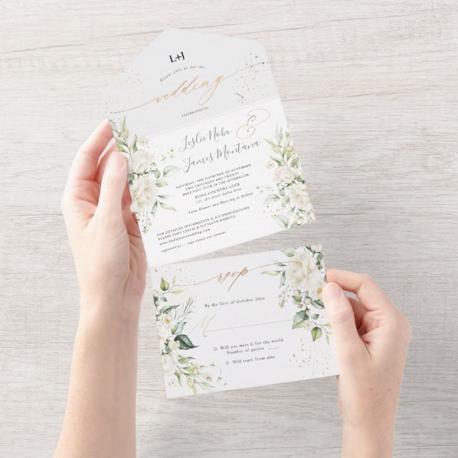 PixDezines Elegant Creamy Vit ros (Avrivbar del)