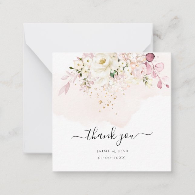 PixDezines Elegant H2 Ice  Hyde Cream Ro Anteckningskort (Framsida)