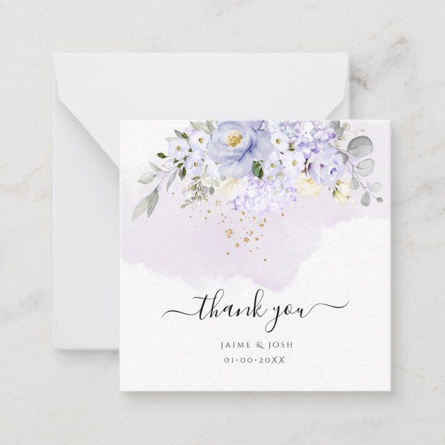 PixDezines Elegant H2 Lila Hyde Cream Ro Anteckningskort (Framsida)