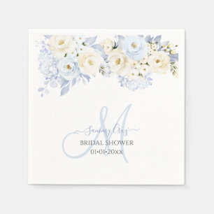 PixDezines Elegant Ice Blue Hyde Cream Ro Pappersservett