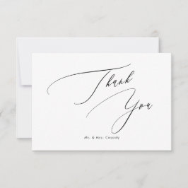 PixDezines Elegant Luxe Calligraphy-Tack Tack Kort