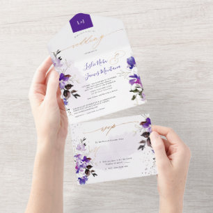 PixDezines Elegant Violet Lila Sweetpeas