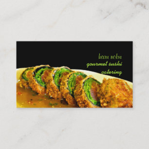 PixDezines Encrusted Panko, Sear Ahi Sushi Visitkort