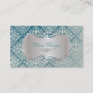 PixDezines Étienne Damask Visitkort