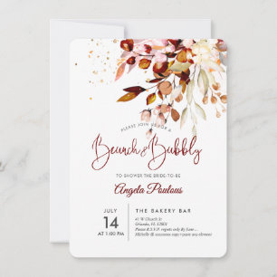 PixDezines Fall Gum Eucalyptus Brunch+Bubly Inbjudningar