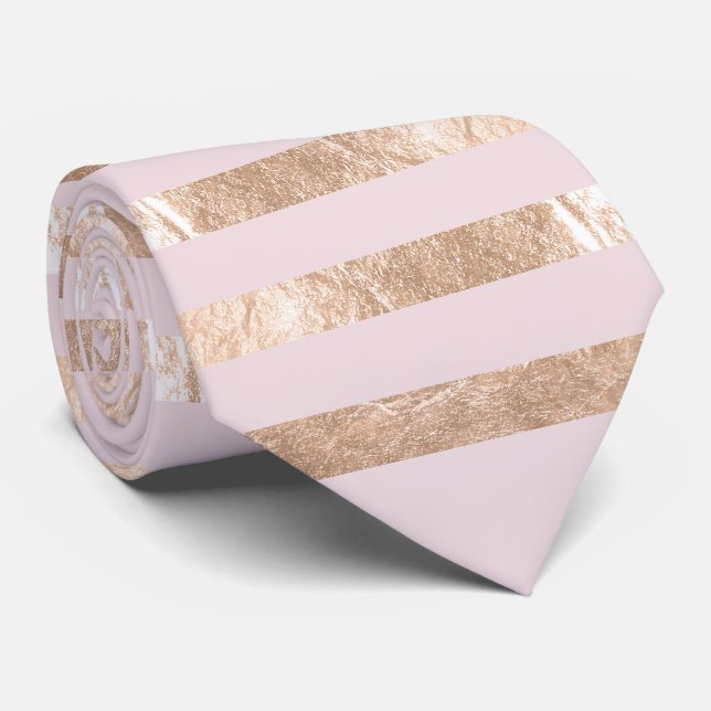 PixDezines falskt rosa guld/champagne/rodnad/DIYfä Slips (Rullad)