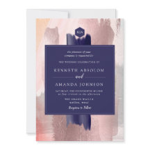 PixDezines Färgblock Navy Rose Guld Silver