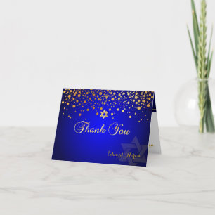 PixDezines Faux Guld Confetti, Royal Blu Tack Kort