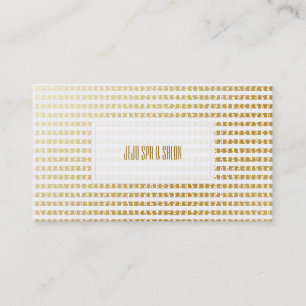 PixDezines faux guld dots/rand Visitkort